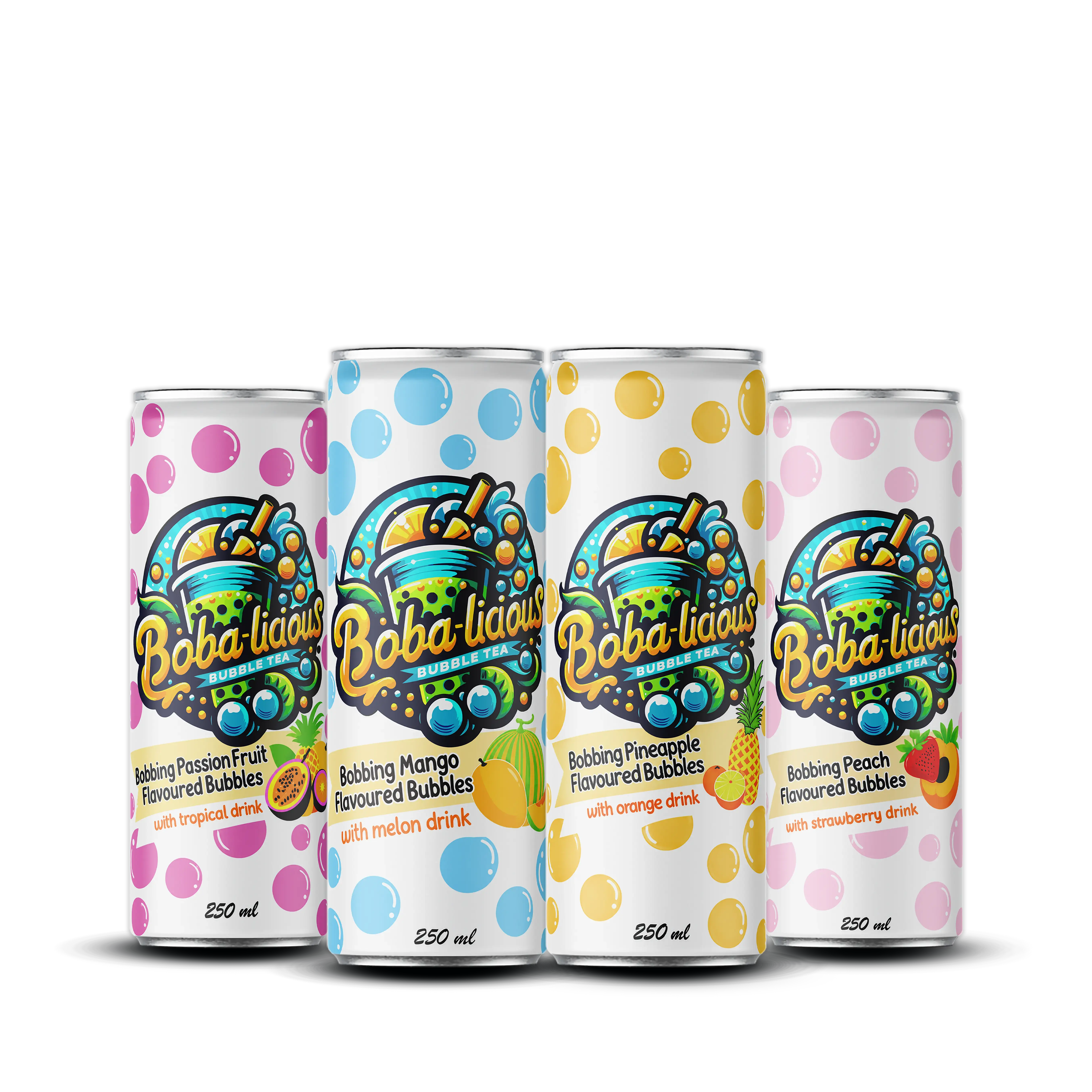 Bobalicious 250ml Cans